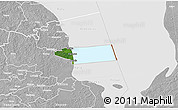 Satellite 3D Map of Peipsiääre, lighten, desaturated