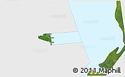 Satellite 3D Map of Peipsiääre, single color outside
