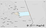 Shaded Relief 3D Map of Peipsiääre, desaturated