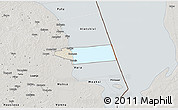 Shaded Relief 3D Map of Peipsiääre, semi-desaturated