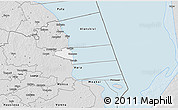 Silver Style 3D Map of Peipsiääre