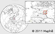 Blank Location Map of Peipsiääre, highlighted parent region, within the entire country