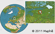 Satellite Location Map of Peipsiääre