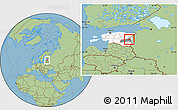Savanna Style Location Map of Peipsiääre, highlighted country, highlighted parent region