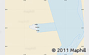 Classic Style Map of Peipsiääre, single color outside