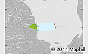 Physical Map of Peipsiääre, lighten, desaturated