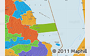 Physical Map of Peipsiääre, political outside