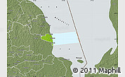 Physical Map of Peipsiääre, semi-desaturated