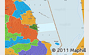 Satellite Map of Peipsiääre, political outside