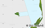 Satellite Map of Peipsiääre, single color outside