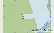 Savanna Style Map of Peipsiääre, single color outside