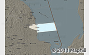 Shaded Relief Map of Peipsiääre, darken