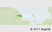 Physical Panoramic Map of Peipsiääre, lighten