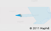 Political Panoramic Map of Peipsiääre, single color outside