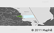 Satellite Panoramic Map of Peipsiääre, desaturated