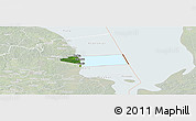 Satellite Panoramic Map of Peipsiääre, lighten