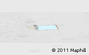 Shaded Relief Panoramic Map of Peipsiääre, lighten, desaturated