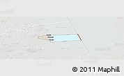 Shaded Relief Panoramic Map of Peipsiääre, lighten, semi-desaturated