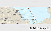 Shaded Relief Panoramic Map of Peipsiääre