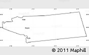 Blank Simple Map of Peipsiääre, cropped outside