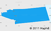 Political Simple Map of Peipsiääre, single color outside