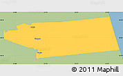 Savanna Style Simple Map of Peipsiääre, single color outside