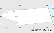 Silver Style Simple Map of Peipsiääre