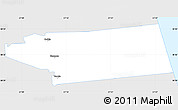 Silver Style Simple Map of Peipsiääre, single color outside