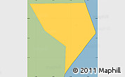 Savanna Style Simple Map of Piirissaar