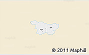 Classic Style 3D Map of Puhja, single color outside
