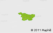 Physical 3D Map of Puhja, single color outside