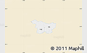 Classic Style Map of Puhja, single color outside