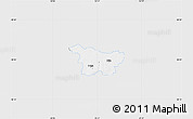 Silver Style Map of Puhja, single color outside