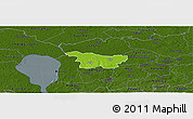 Physical Panoramic Map of Puhja, darken