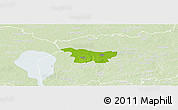 Physical Panoramic Map of Puhja, lighten