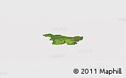 Satellite Panoramic Map of Puhja, cropped outside