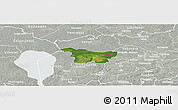 Satellite Panoramic Map of Puhja, lighten, semi-desaturated