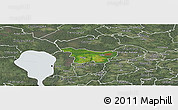 Satellite Panoramic Map of Puhja, semi-desaturated