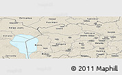 Shaded Relief Panoramic Map of Puhja