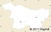 Classic Style Simple Map of Puhja, single color outside