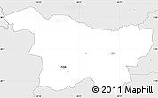 Silver Style Simple Map of Puhja
