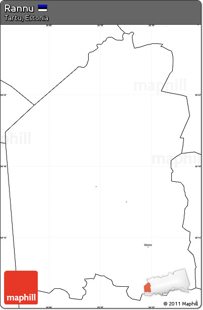 Blank Simple Map of Rannu