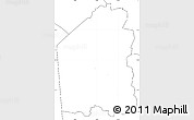 Blank Simple Map of Rannu, no labels