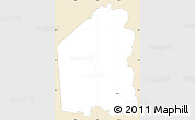 Classic Style Simple Map of Rannu, single color outside