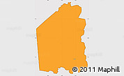 Political Simple Map of Rannu, cropped outside