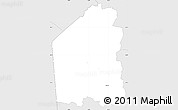 Silver Style Simple Map of Rannu