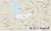 Classic Style 3D Map of Rongu