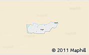 Classic Style 3D Map of Rongu, single color outside