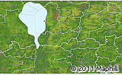 Satellite 3D Map of Rongu