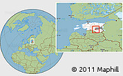 Savanna Style Location Map of Rongu, highlighted country, highlighted parent region, within the entire country